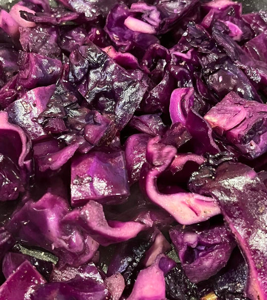 White Balsamic Red Cabbage